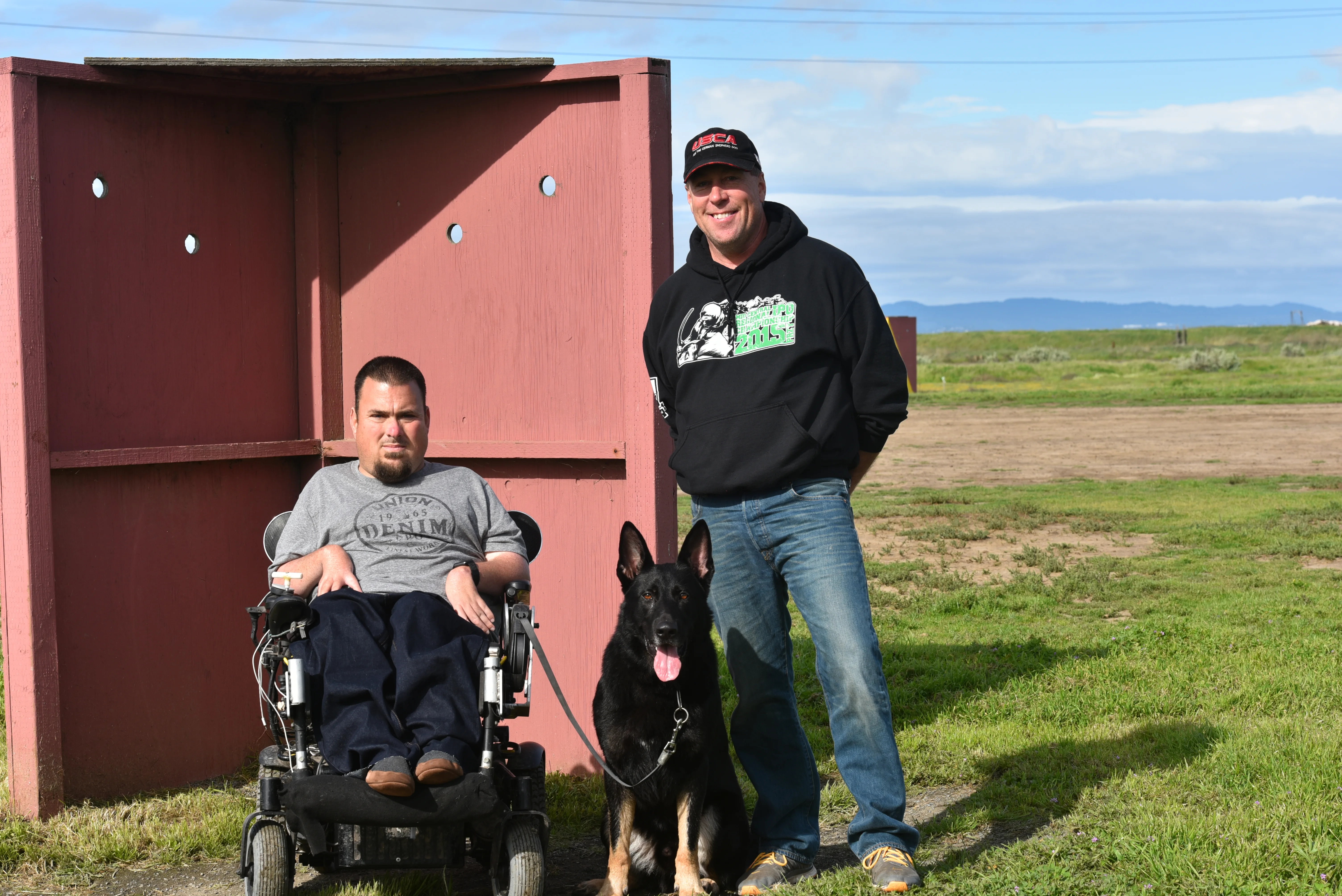 Jason Lake working with dogs or participating in Schutzhund IGP dog sport